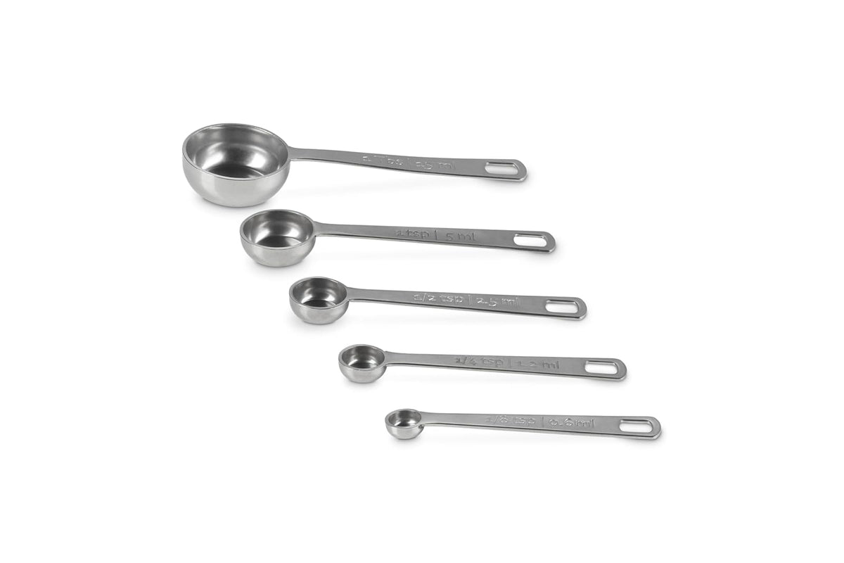Le Creuset Stainless Steel Measuring Spoons, Set of 5