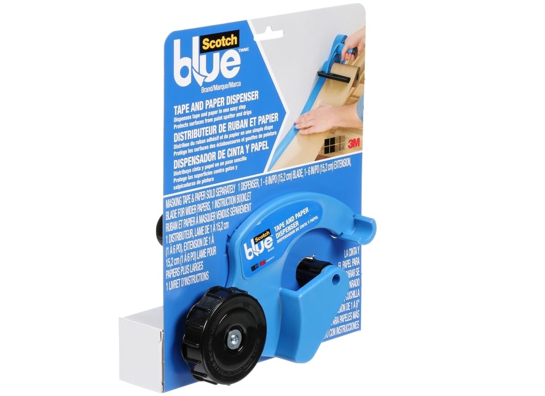 ScotchBlue M1000-SBN - Cinta adhesiva y dispensador de papel