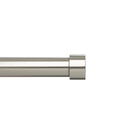 Umbra Cappa Cortinero Sencillo Ajustable - Níquel - 91 a 168 cm