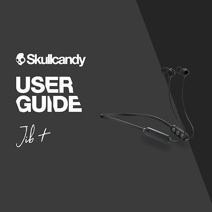 Skullcandy Audífonos Jib+ In-Ear Inalámbricos, 6 Horas de Batería, Micrófono, Compatibles con iPhone, Android y Dispositivos Bluetooth, Negro