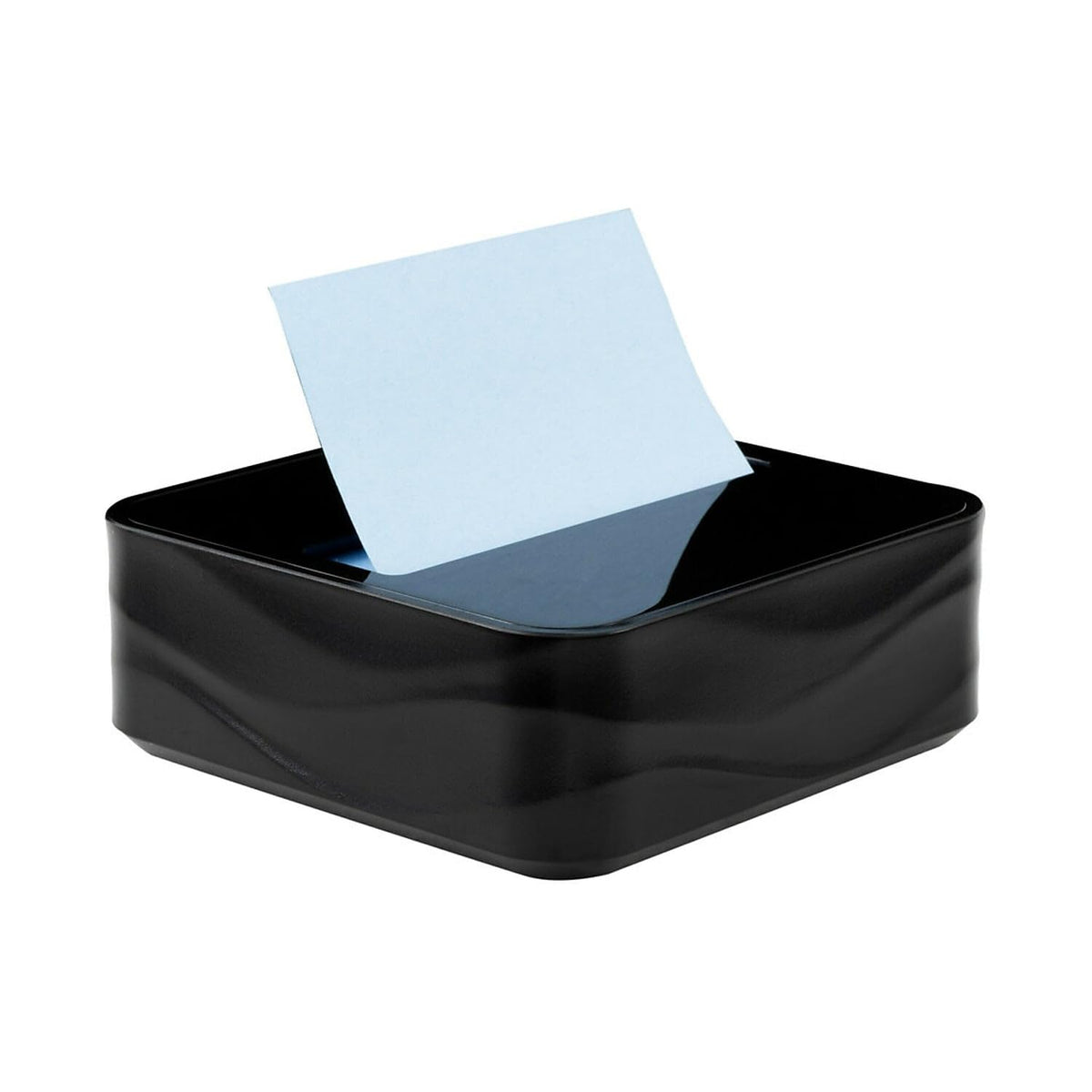 Post-it Dispensador De Notas WAVE-330-BKVP | Negro, 2 unidades, incluye 3 almohadillas, superadhesivas