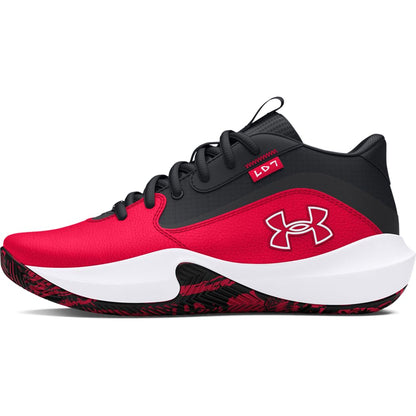 Under Armour Lockdown 7 Tenis para Niños Unisex - 23.5 cm - (600) Rojo - Negro - Blanco