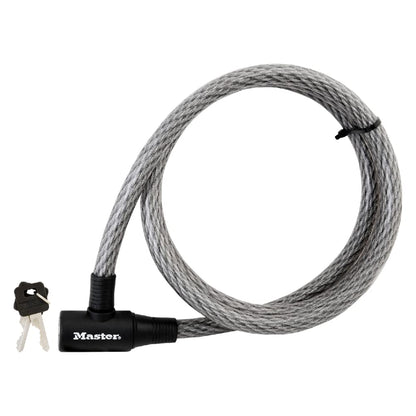 Master Lock 8155D - Candado para bicicleta, 1,8 m de largo,