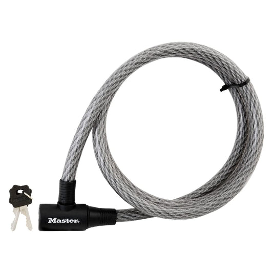 Master Lock 8155D - Candado para bicicleta, 1,8 m de largo,