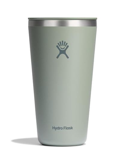 Hydro Flask - Vaso con Tapa a presión, Taza de Viaje aislada, Taza de café de Acero Inoxidable, 28 onzas, Color Verde Agave