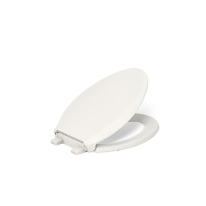 Kohler Cachet ReadyLatch Asiento de Inodoro de Cierre Suave - Pestillo listo - Alargado - Biscuit