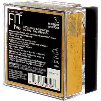 Maybelline New York Fit Me Loose polvo de acabado, Medium Deep