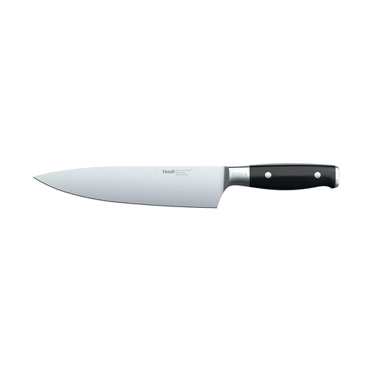 Ninja Foodi NeverDull Cuchillo de Chef 20cm K30020 | Filo de Navaja por +10 Años | NeverDull: el Estuche Afila Automáticamente | Acero Inoxidable 20cm