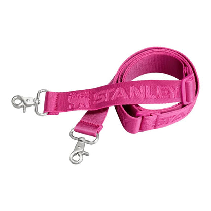 STANLEY The All Day Quencher Carry-All 1.1L | Rosa Peonía, 40 oz, poliéster reciclado, correa ajustable