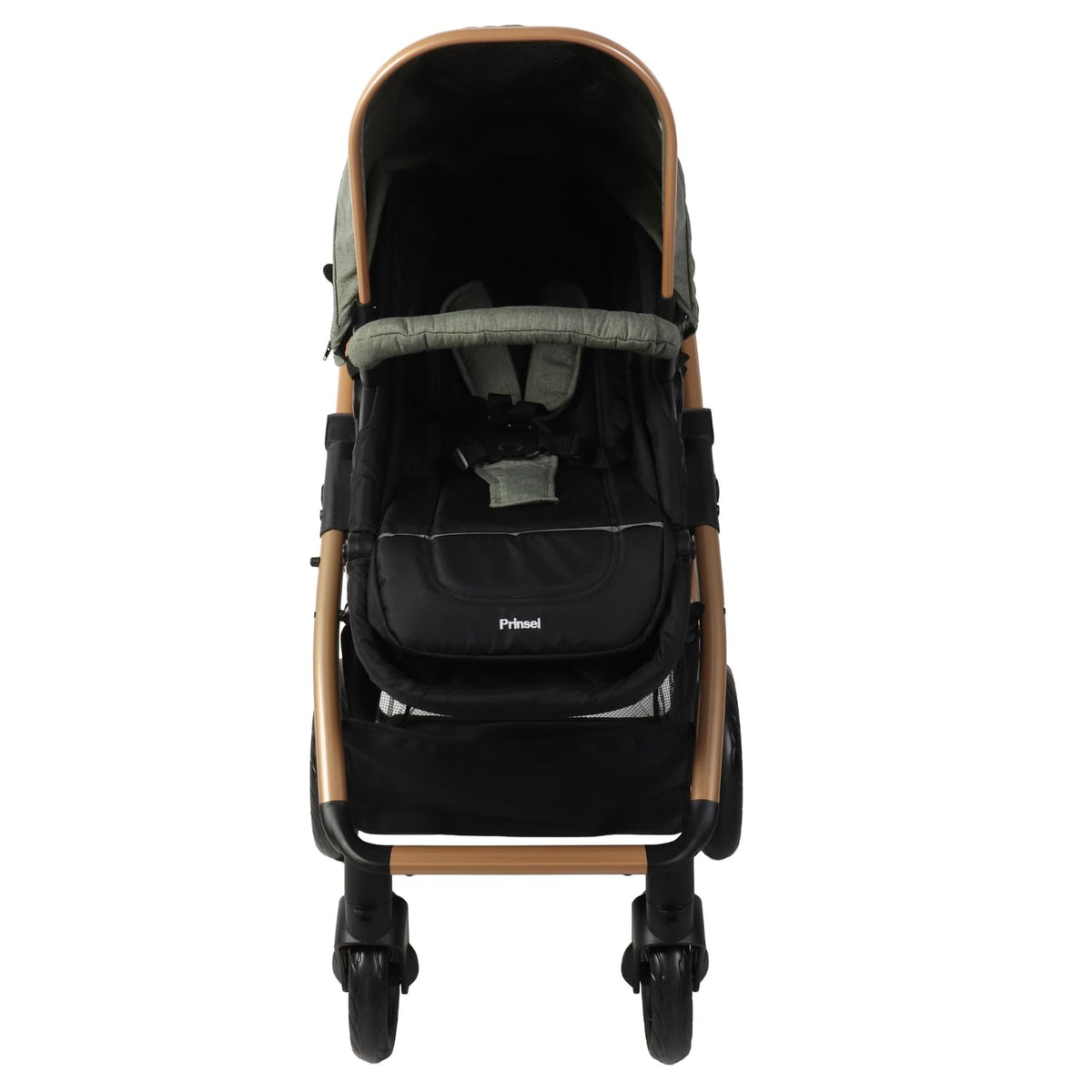 PRINSEL | Carriola y Autoasiento para Bebé | Carreola y Sistemas de Viaje/Paseo | Prima LX | Verde | De 0 Meses a 3 Años, Hasta 18 kg, Asiento Reversible, Con Portabebé, Respaldo Ajustable | Artículos para Bebés - Recién Nacido