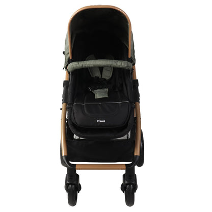 PRINSEL | Carriola y Autoasiento para Bebé | Carreola y Sistemas de Viaje/Paseo | Prima LX | Verde | De 0 Meses a 3 Años, Hasta 18 kg, Asiento Reversible, Con Portabebé, Respaldo Ajustable | Artículos para Bebés - Recién Nacido