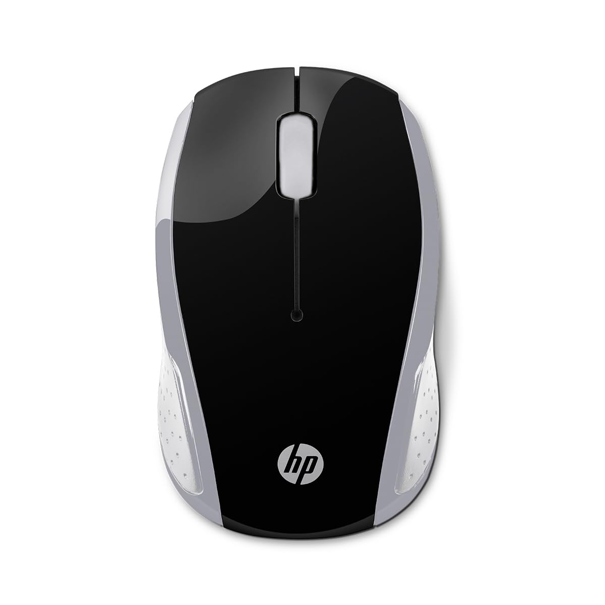 HP Mouse inalámbrico 200, 2.4 GHz, Conectividad 10 MTS, Pilas AAA, Windows, Mac OS, Chrome OS, Plata Claro, 2HU84AA