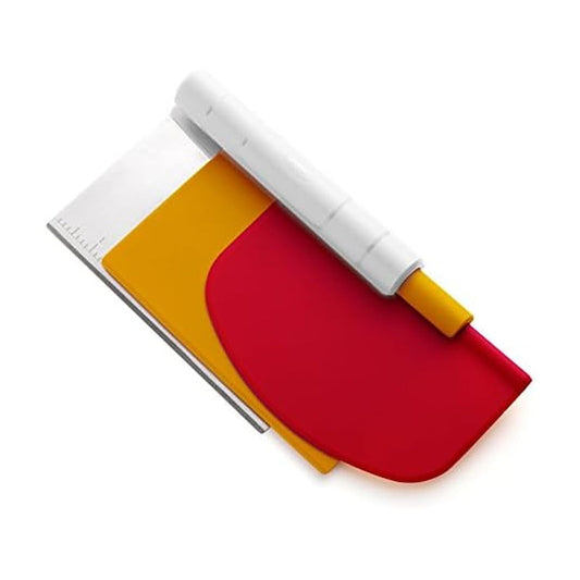 Chef'n Pastry Bench Dough Scraper, Set of 3