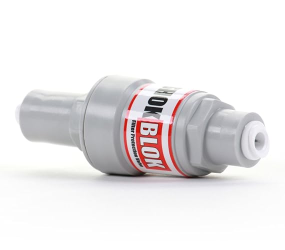 Hydronix SB-FPV-60 Shok Blok Válvula de Protección Reductora de Presión de Agua para Ósmosis Inversa RO y Unidades de Filtro, 60 PSI