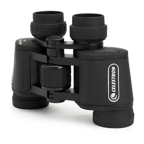 Celestron – Binocular UpClose G2 7x35 – Óptica de Revestimiento múltiple para observación de Aves, Vida Silvestre, Paisaje y Caza, Binocular Porro Prism para Principiantes – Incluye Funda de