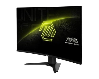 MSI mag 32C6X 31.5-Inch 1920 x 1080 (FHD) Computer Monitor, 250Hz, Adaptive-Sync, HDR Ready, HDMI, VGA Port, Display Port,VESA Mountable, Tilt, Speaker, 1ms, Black