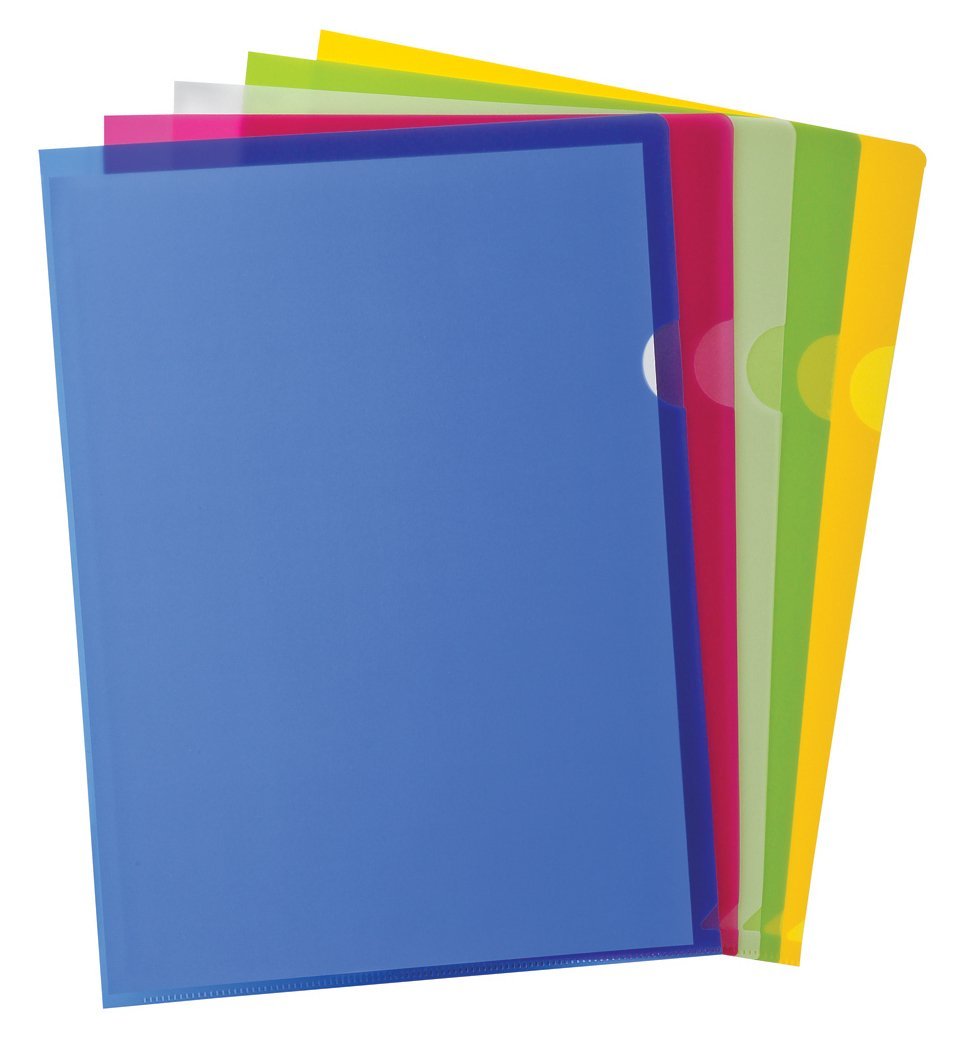 Pendaflex proyecto de plástico para bolsillos, tamaño carta, colores surtidos, 10 unidades