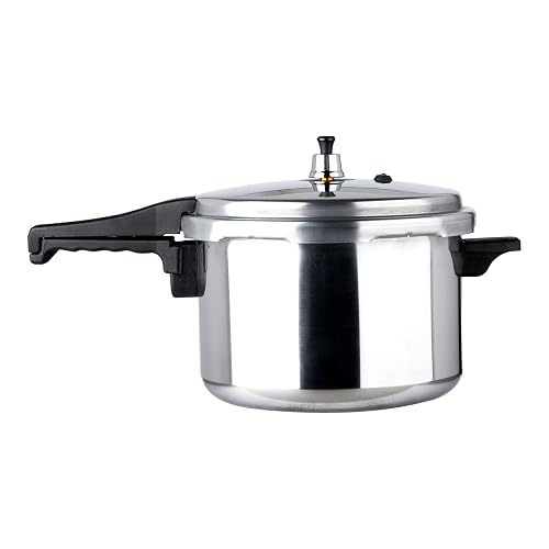 Ekco | Olla Express de 6 Litros One Aluminio con 6 Sistemas de Seguridad | Cuerpo y tapa de aluminio, Cocción rápida, Mangos de baquelita, Cierre hermético, Certificado NOM