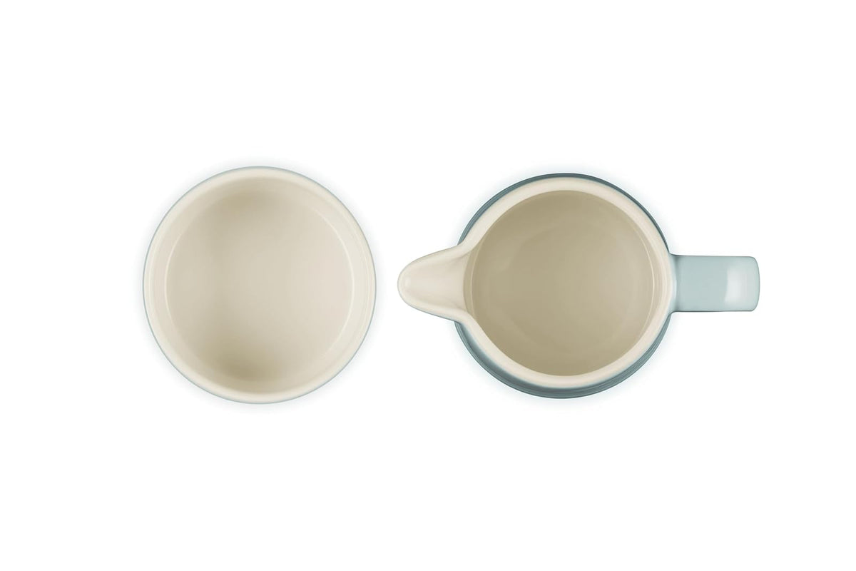 Le Creuset Stoneware Signature, crema de sal marina y azúcar, crema: 300 ml, azúcar: 8 onzas