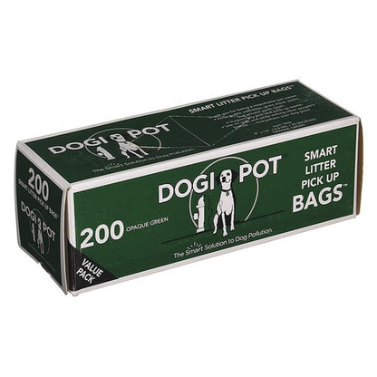 DOGIPOT 1402-30 30 Roll Case, Litter Pick up Bag Rolls, 200 Bags per Roll (6000 Bags)