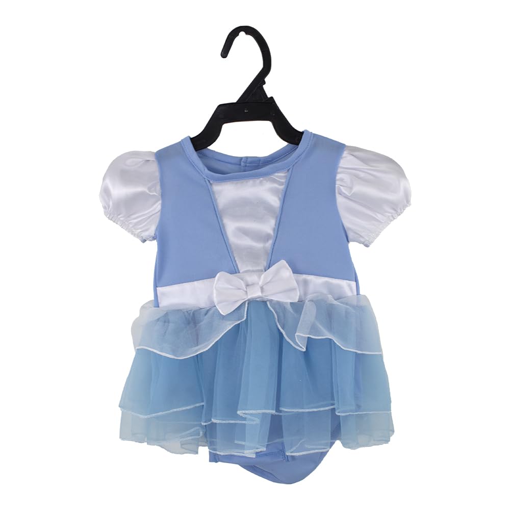 Fantasy Ruz. Disfraz para Bebé, Princesa Cenicienta, Modelo F15339-AZN18M, Color Azul, Talla 18 meses, Licencia original Disney.