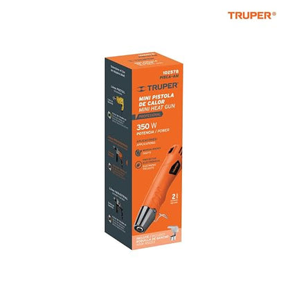 Truper PISCA-AM, Mini pistola de calor 350 W, profesional