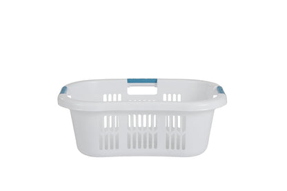 Rubbermaid Commercial Products – Cesto para Ropa Sucia y Organizador de Lavandería, Canasta de Plástico para el Hogar, de 52 L, Blanco FG299787WHT