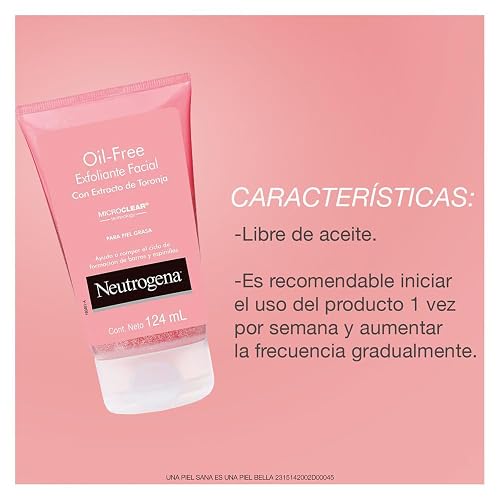Neutrogena Exfoliante Facial Oil free Toronja Ácido Salicílico 124 ml