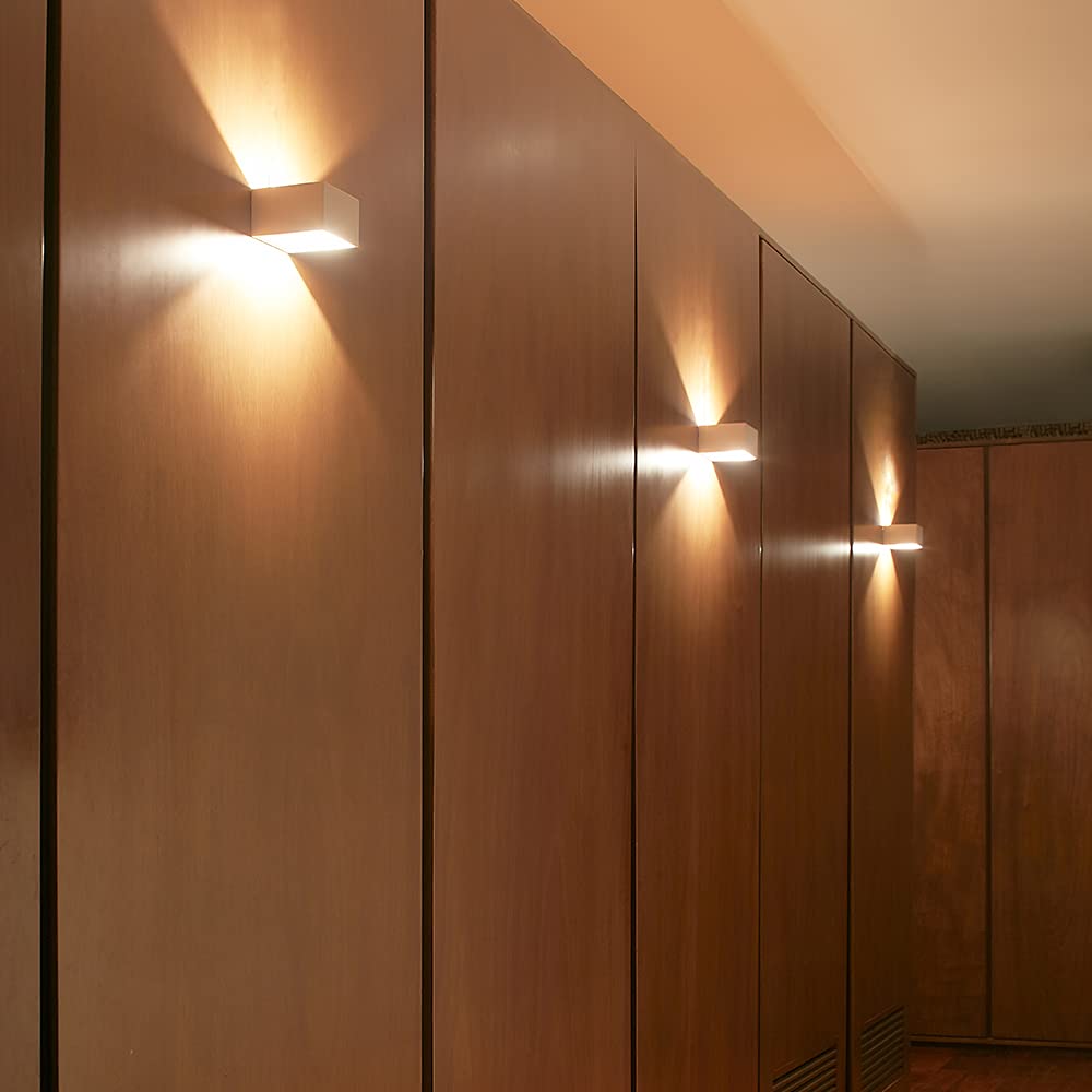 Tecnolite - Lámpara de Pared Arbotante LED 5.5 W, Luz Cálida Brillante, Sobreponer, No atenuable, Interiores