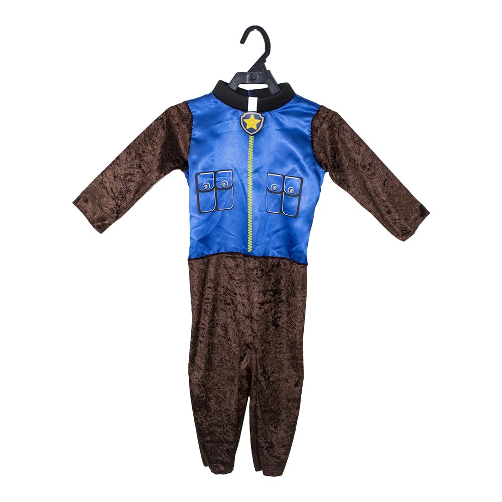 Fantasy Ruz, Disfraz Infantil para Toddlers Chase Modelo F11855-AZN2, Café, Talla 2 años, Licencia original Nickelodeon.