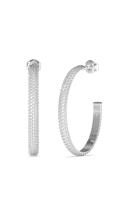 GUESS Aretes para Mujer ESSENZA color Plata