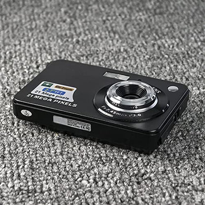 Zimcti Cámara Digital, Mini Niños Cámaras Digitales para Adolescentes con 8X Zoom HD 720P Cámara Compacta con Pantalla LCD para Estudiantes, Niños, Niñas, Niños-Black
