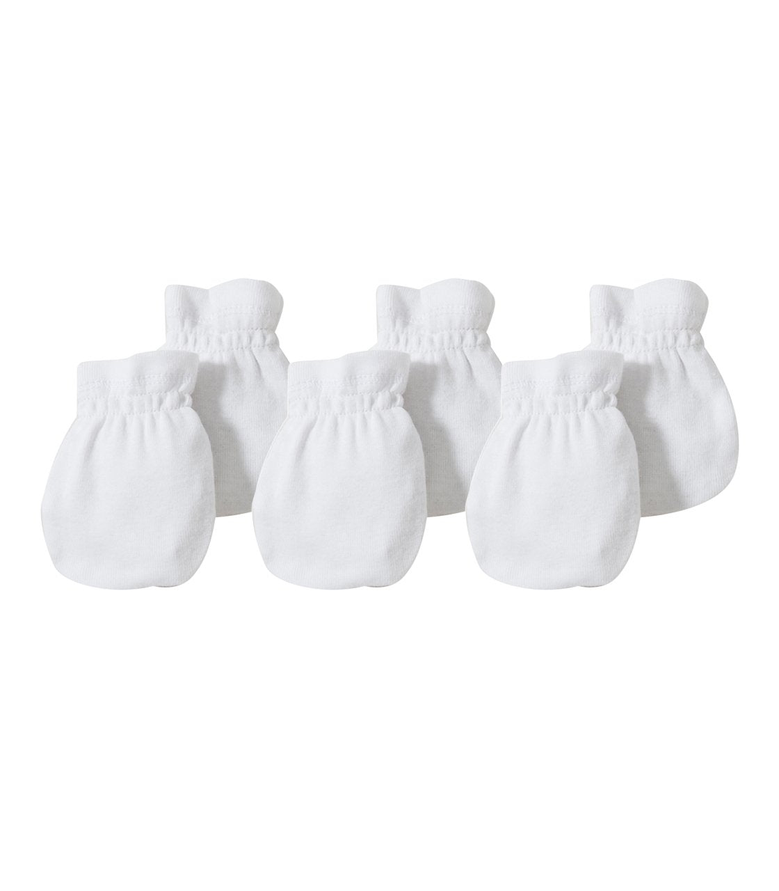 Burt's Bees Baby - Set of 3 Bee Essentials Solid Mitts, 100% Organic Cotton