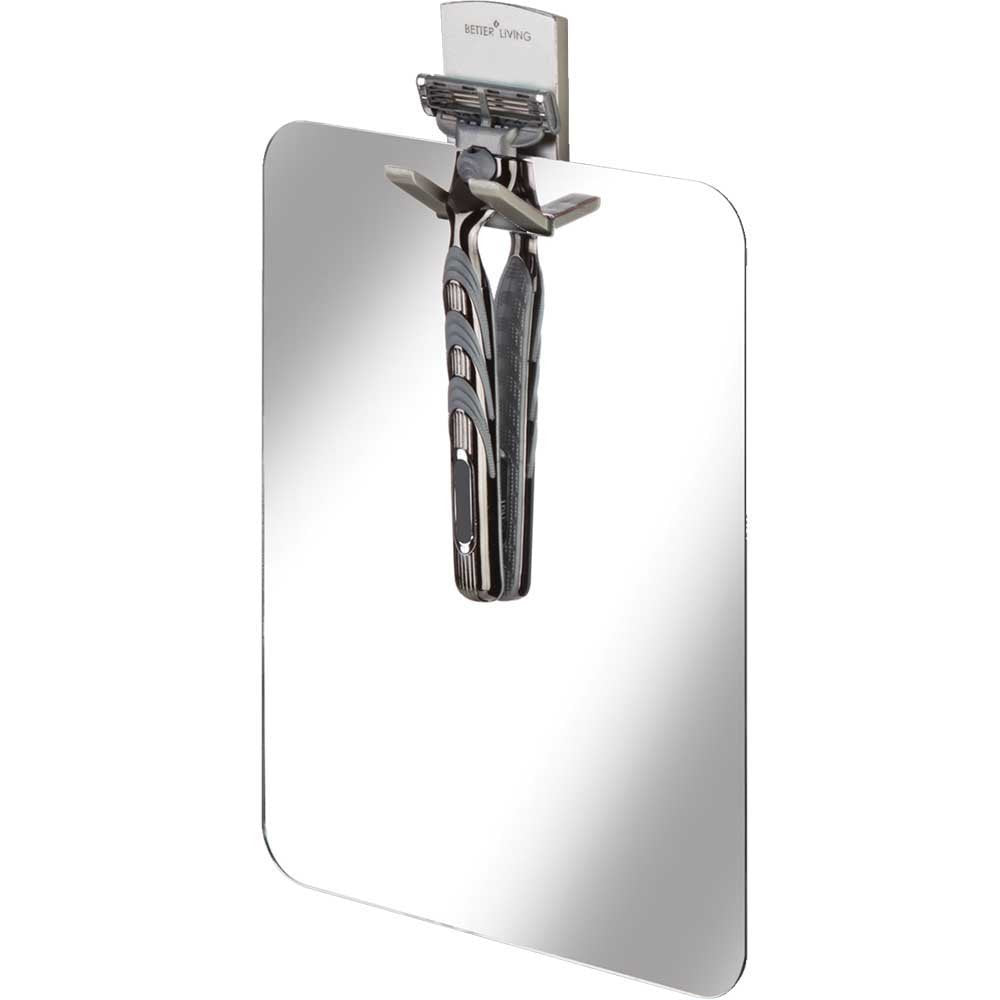 Better Living Frameless Espejo para ducha (3 x 15,2 x 24,1 cm acrílico y cromo)