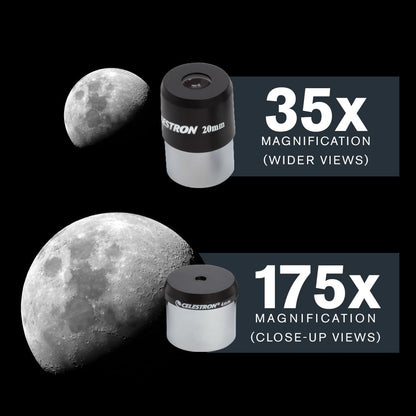 Celestron - PowerSeeker 70EQ Telescope - Manual German Equatorial Telescope for Beginners - Compact and Portable - Bonus Astronomy Software Package - 70mm Aperture