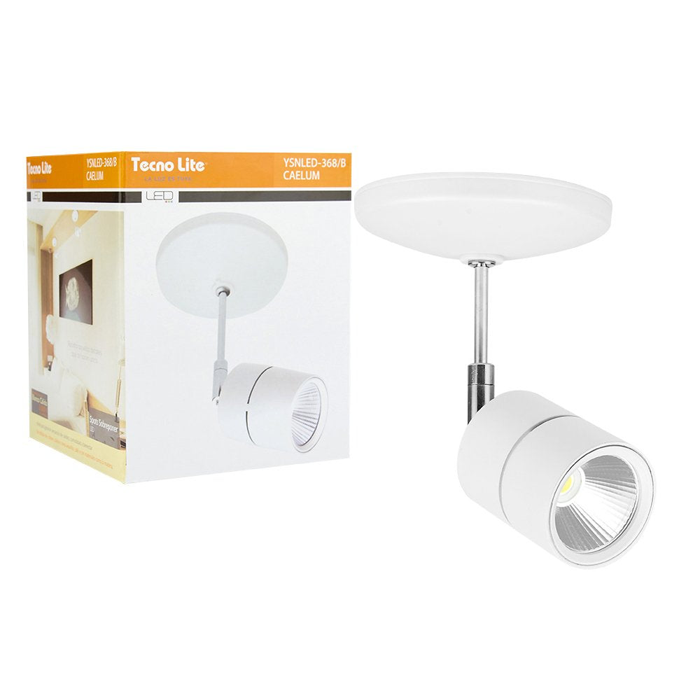 Tecnolite Lámpara Spot LED Dirigible 12W - Blanco