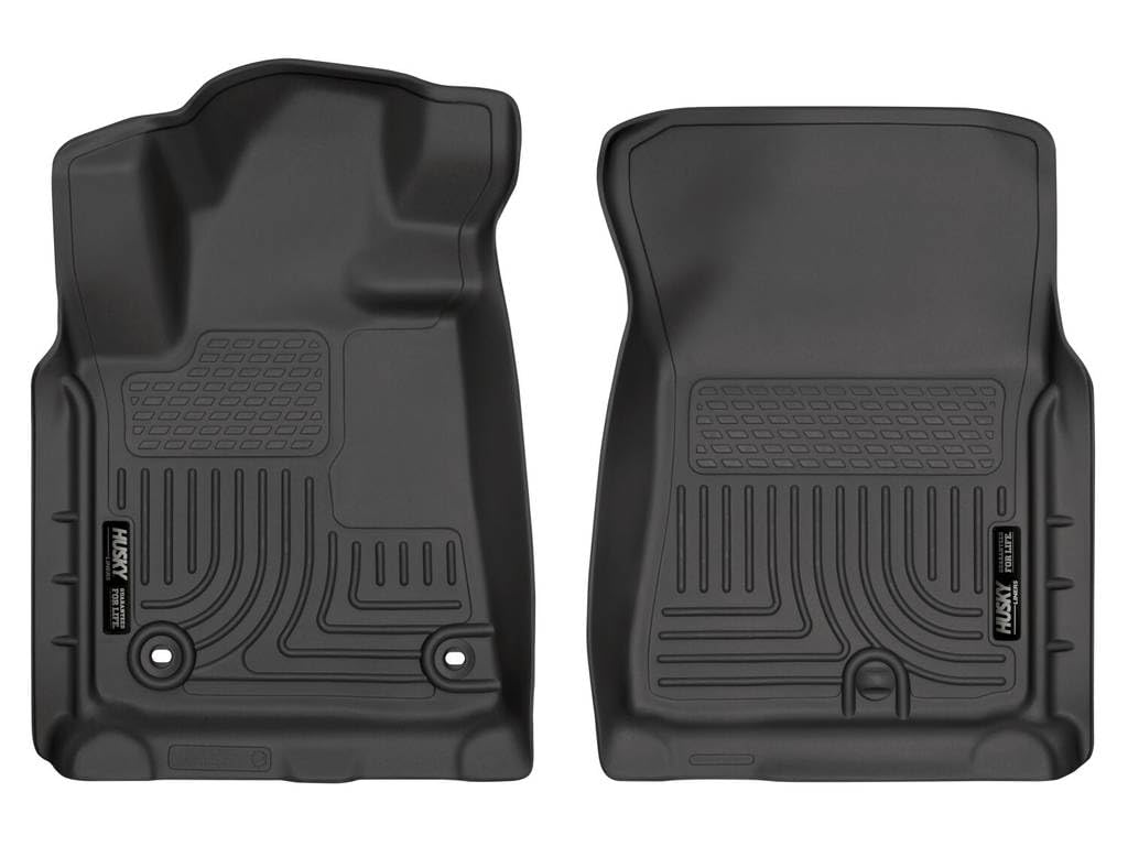 Husky Liners Forros de Piso de Asiento Delantero y Segundo, Todo, Negro, Floor Liners - Front