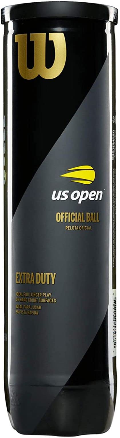 Wilson US Open Pelotas de Tenis - Single Can (4 Balls) - Single Can (4 Balls)Extra Duty