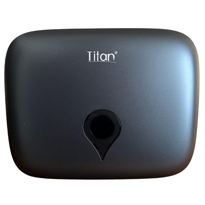 Titán Gustamar Dispensador de Toalla Interdoblada Tipo Sanitas G-8225MB, Color Negro