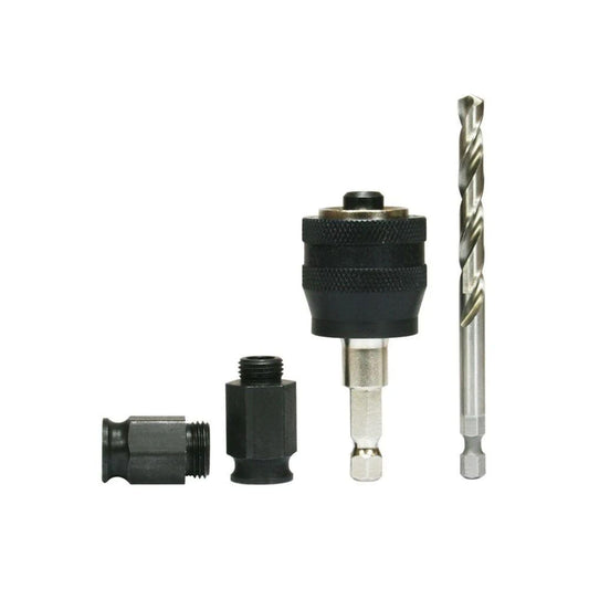 Diablo Snap-Lock Plus Sistema de mandril – para montaje rápido y eficiente de sierra de agujero – vástago hexagonal de 3/8 pulgadas – DHSAR375