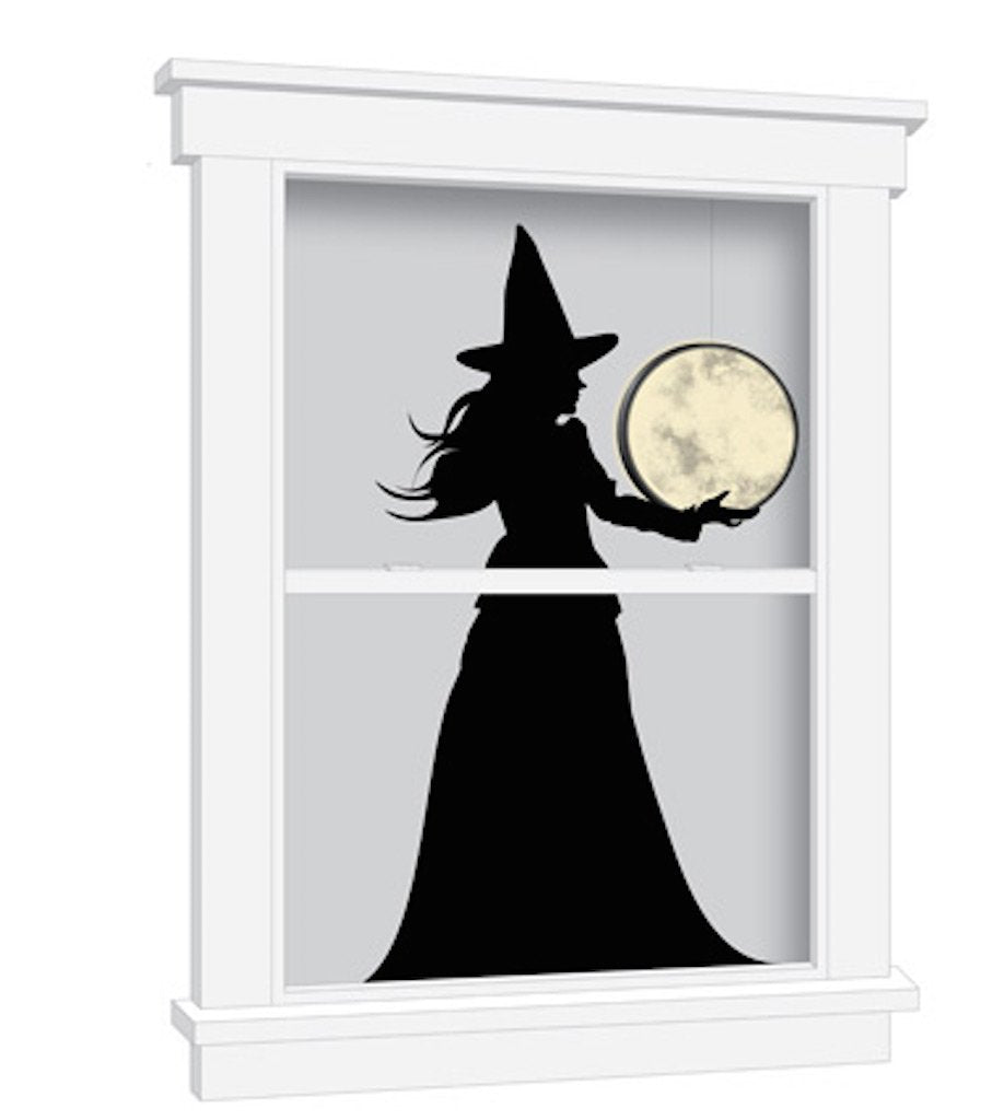 Martha Stewart Decoración de vinilo para ventana de bruja