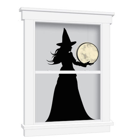 Martha Stewart Decoración de vinilo para ventana de bruja