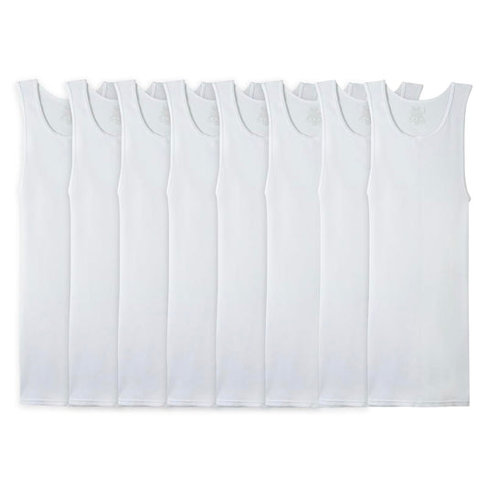 Fruit of the Loom Camiseta de Tirantes para Hombre, paquete de 8 unidades