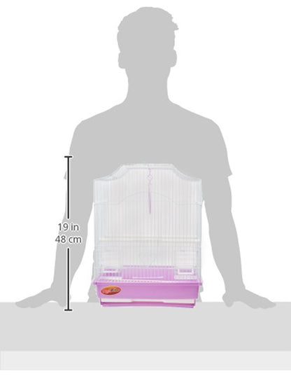 Redkite Jaula Niza II para Ave 35 x 28 x 46 cm con Ruedas y Base Plástica