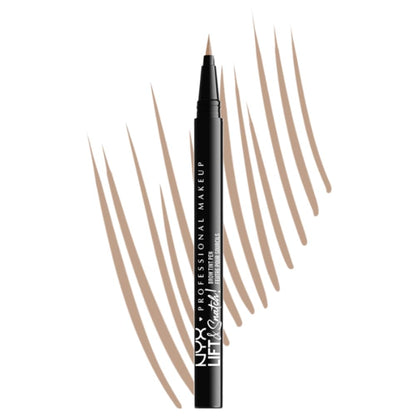 NYX Professional Makeup, Lift and Snatch, Plumín de cejas, Tono Blonde