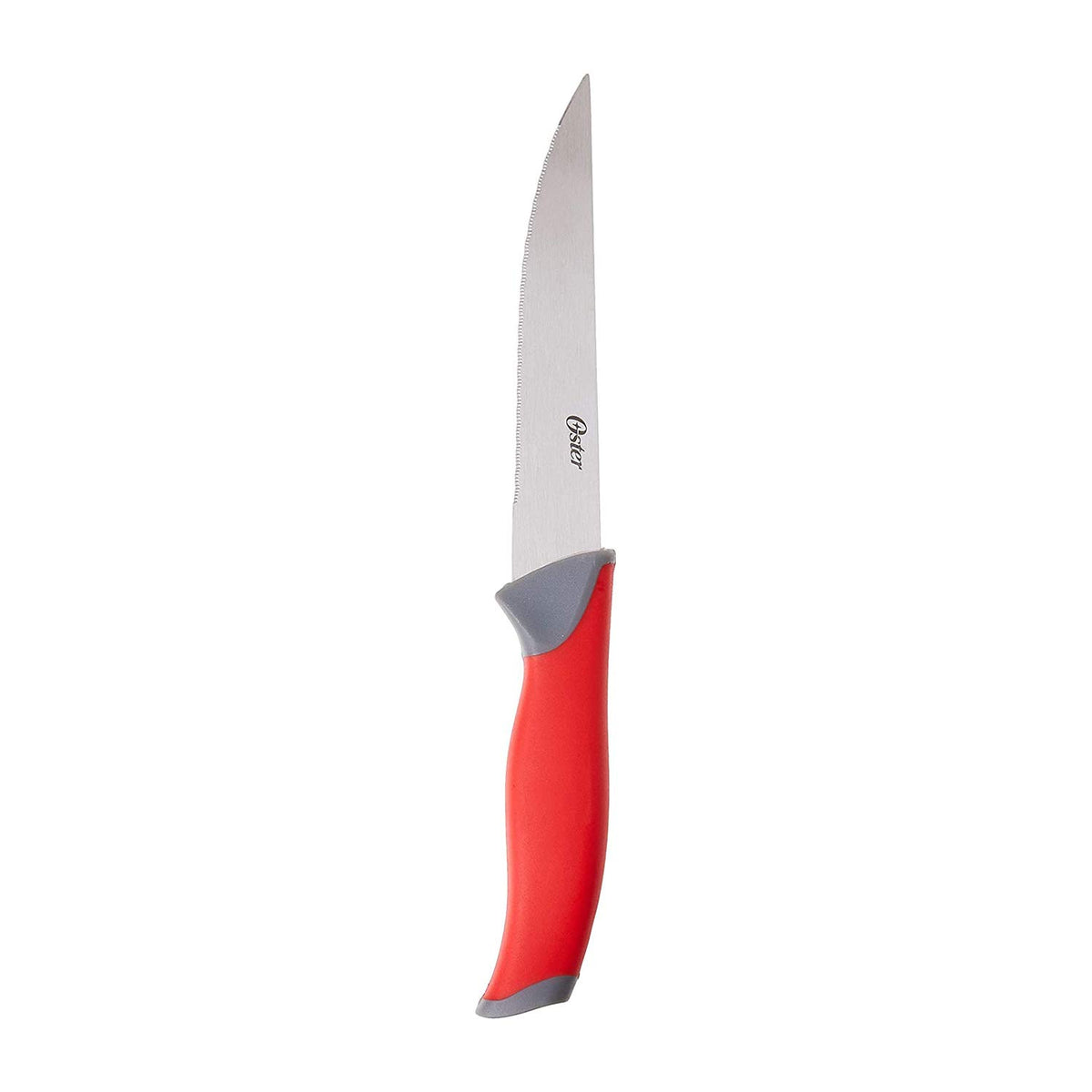 Juego santoku de 2 piezas, Oster Baldwyn, acero inoxidable, Rojo/Negro, 1, 1