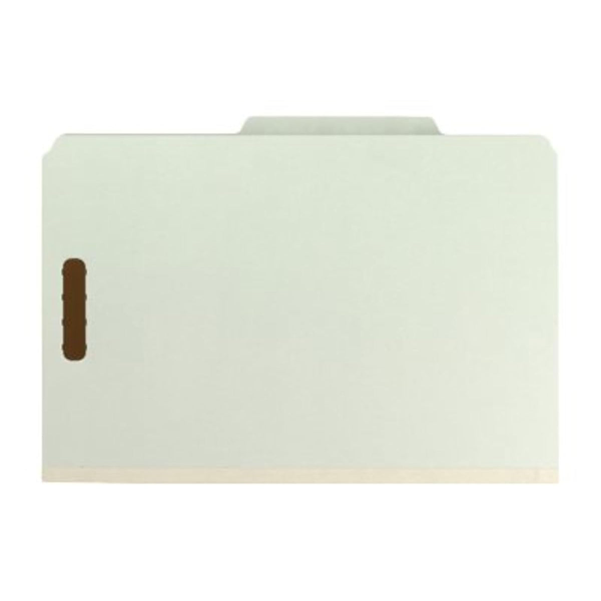 Smead Carpeta de archivos de clasificación 100% reciclada, 2 divisores, expansión de 2 pulgadas, tamaño legal, gris/verde, 10 por caja (19022)