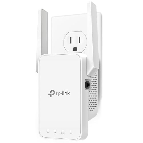 TP-Link RE315 Repetidor WiFi de Banda Dual AC1200, hasta 867 Mbps en 5GHz, Cubre hasta 1500 pies Cuadrados y 25 Dispositivos