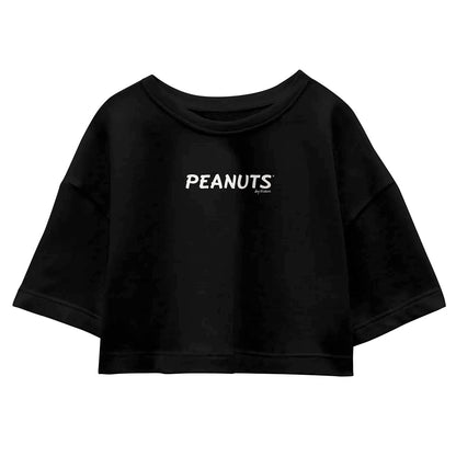 Peanuts Snoopy Collage Playera Casual para Mujer Fit Regular