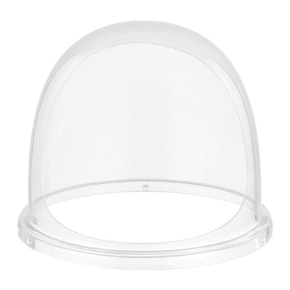 VEVOR Cubierta para Máquina de Algodón de Azúcar, Cúpula Acrílica Transparente, Compatible con Recipiente de Máquina de Algodón de Azúcar 381 mm, para Fiestas, Tiendas, Diseño de Ranura Inferior